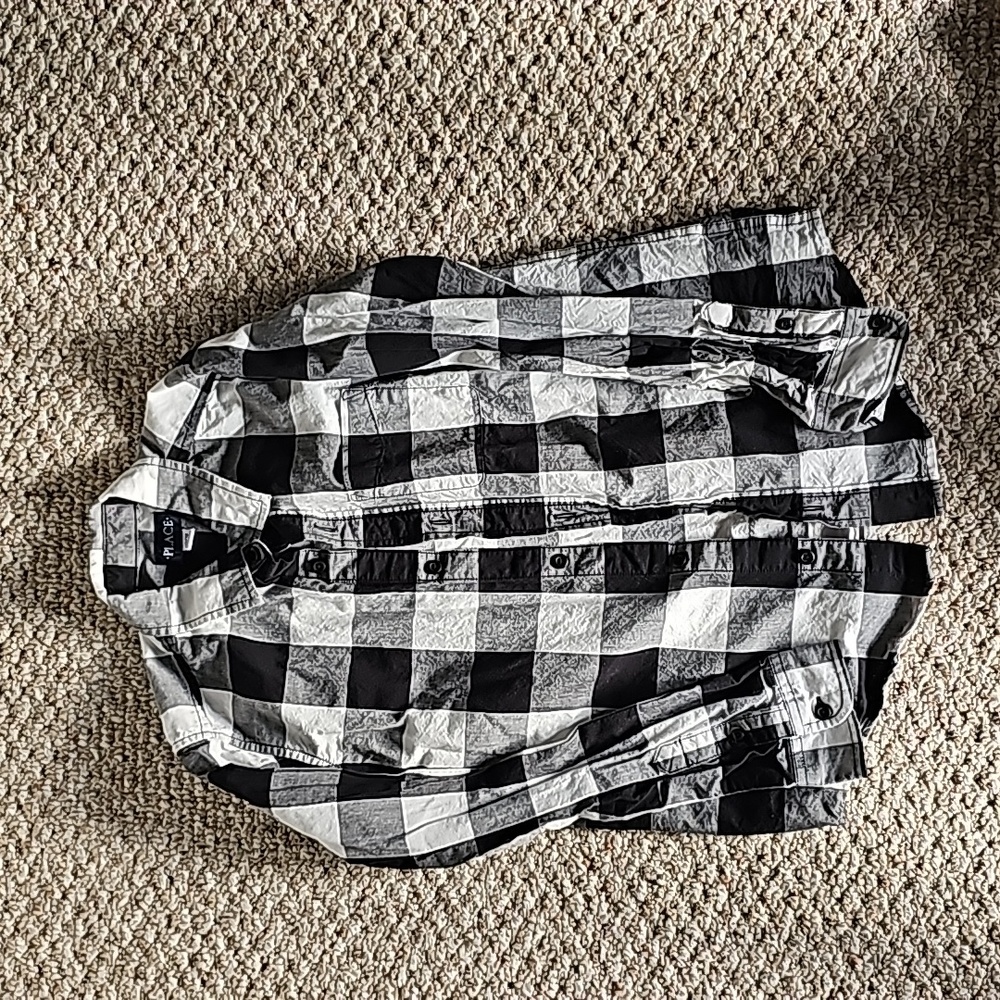 Children's Place Plaid Shirt 10/12
